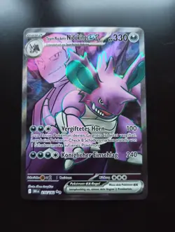 Team Rockets Nidoking ex DRI 216/182 Ewige Rivalen Pokemon Pack Frisch Rocket - Image 2