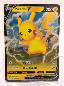 Pikachu V 86/264 - Pokemon TCG Sword & Shield Fusion Strike 2021 Print Line - Image 1