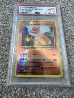2016 Pokemon TCG Xy Evolutions Chameleon Reverse Holo PSA 10 - Image 1