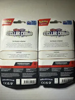 TCG Pokemon: Stellar Crown Checklane Blister Set, Roaring Moon And Iron Thorns - Image 2