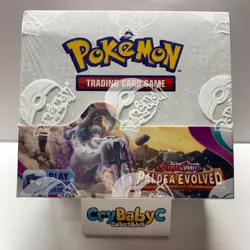 Pokemon Paldea Evolved Booster Box Scarlet & Violet SV02 36 Booster Packs - Image 1