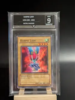 Get Graded 9 Mint | Harpie Lady MRD-008 'Metal Raiders' 2002 | Yu-Gi-Oh! TCG - Image 2