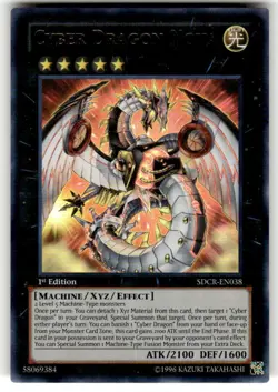 | Yugioh Cyber Dragon Nova SDCR-EN038 1st Edition Ultra Rare NM 🔥 | - Image 1