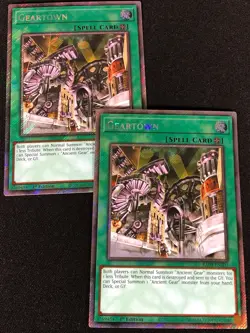 Yugioh Geartown RA03-EN203 1st Platinum Secret x2 (NM) - Image 1