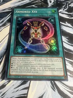 Yu-Gi-Oh! Armored Xyz MZMI-EN025 Super Rare 1st Edition NM - Image 1