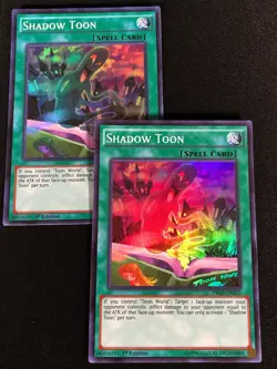 Yugioh Shadow Toon DRL2-EN025 1st Super x2 (NM) - Image 1