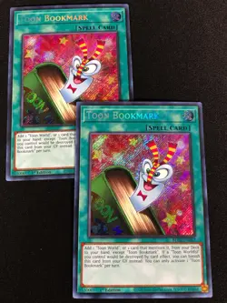 Yugioh Toon Bookmark BLCR-EN067 1st Secret x2 (NM) - Image 1