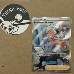 Pokemon TCG Professor Burnett TG26/TG30 Full Art Card - Image 1