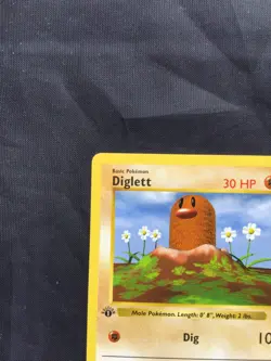 Pokemon Cards: Base Set 1st Edition Common: Diglett 47/102 - Image 2