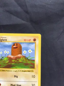 Pokemon Cards: Base Set 1st Edition Common: Diglett 47/102 - Image 3