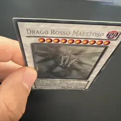 Yu-Gi-Oh Card Drago Rosso Maestoso Ghost Holo 1 ED ABPF-IT040 ITA Near Mint NM - Image 4