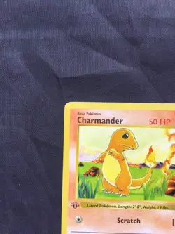 Pokemon Cards: Base Set 1st Edition Common: Charmander 46/102 - Image 2