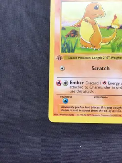 Pokemon Cards: Base Set 1st Edition Common: Charmander 46/102 - Image 5