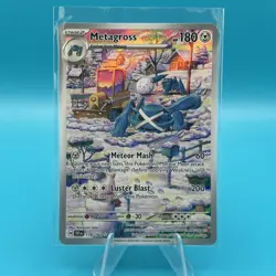 Pokemon TCG Metagross 178/162 Temporal Forces Holo Card Illustration - Image 1