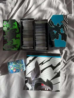 Pokemon 800-1000 Card Bundle Joblot With Black Bolt White Flare Poster! #2 - Image 1