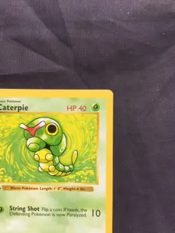 Pokemon Cards: Base Set 1st Edition Common: Caterpie 45/102 - Image 3