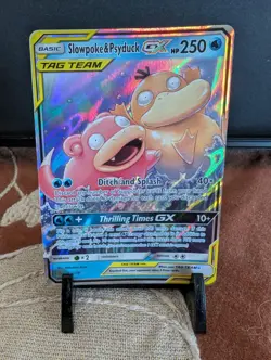 💎Pokemon Slowpoke & Psyduck GX Tag Team Card 250 HP 2019 MINT💎 Unplayed! - Image 1