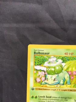 Pokemon Cards: Base Set 1st Edition Common: Bulbasaur 44/102 - Image 2