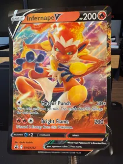 Infernape V SWSH252 SWSH: Sword & Shield Promo Cards Holo - Image 1