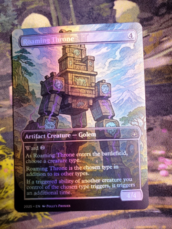 Roaming Throne FOIL Proxy Card with Custom Art Design - Image 3