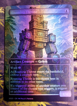 Roaming Throne FOIL Proxy Card with Custom Art Design - Image 4