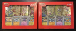 Pokemon 4 Pack Mini Tins + 4 Promo Cards Bundle - 151 SAMS CLUB EXCLUSIVE 2x - Image 1