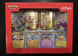 Pokemon 4 Pack Mini Tins + 4 Promo Cards Bundle - 151 SAMS CLUB EXCLUSIVE 2x - Image 2