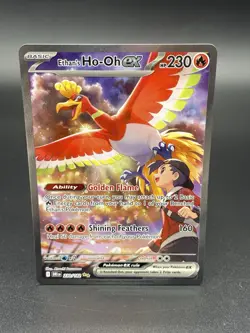 Pokemon TCG Ethan's Ho-Oh EX Card 230/182 Sv10: Destined Rivals - Image 1