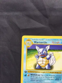 Pokemon Cards: Base Set 1st Edition Uncommon: Wartortle 42/102 - Image 2