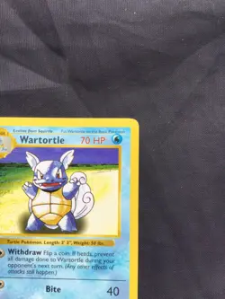 Pokemon Cards: Base Set 1st Edition Uncommon: Wartortle 42/102 - Image 3