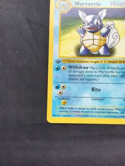 Pokemon Cards: Base Set 1st Edition Uncommon: Wartortle 42/102 - Image 5