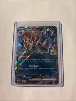 Pokemon N's Zoroark EX Journey Together Card 098/159 Double Rare SV Holo - Image 1