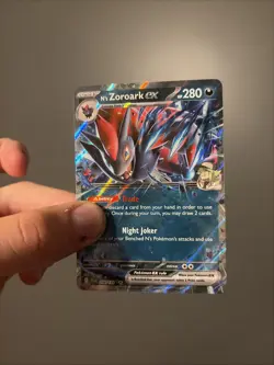 Pokemon N's Zoroark EX Journey Together Card 098/159 Double Rare SV Holo - Image 3