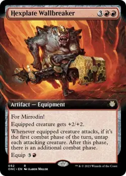 Hexplate Wallbreaker (Extended Art) - Light Play MTG - Image 1