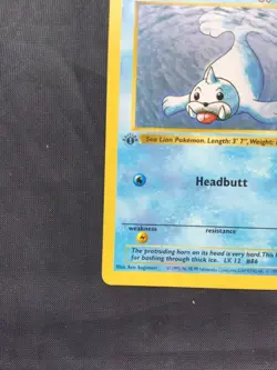 Pokemon Cards: Base Set 1st Edition Uncommon: Seel 41/102 - Image 5