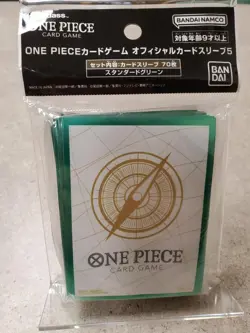 One Piece Card Sleeves - Standard Gold - 70 Count - Sealed - Image 1