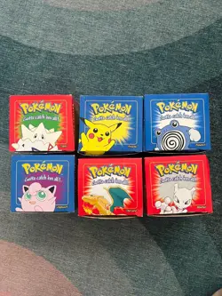 Lot of 6 - 23K Gold Plated Pokemon Trading Cards 1999 Burger King - Image 1