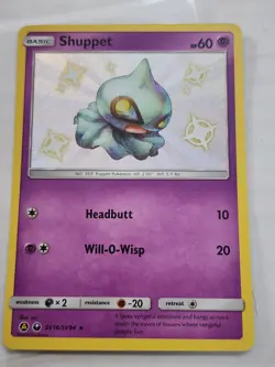Shuppet SV16/SV94 - Hidden Fates - Shiny Holo Rare Pokemon Card - Image 1