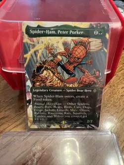~ Spider-Ham, Peter Porker (Borderless) ~ NM ~ Marvel's Spider-Man ~ Non-Foil - Image 1