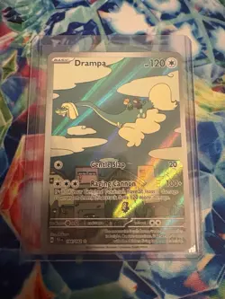 Pokemon TCG Drampa Full Art Holo Card 184/162 Temporal Forces Illustration Rare - Image 1