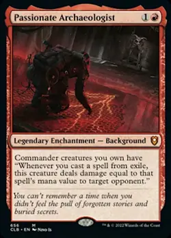 [1x] Passionate Archaeologist - Foil Near Mint, English Commander Legends: Battl - Image 1