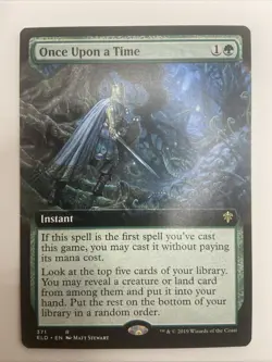 Magic The Gathering: Once Upon a Time - ELD - Rare Extended Art - NM - MTG - Image 1