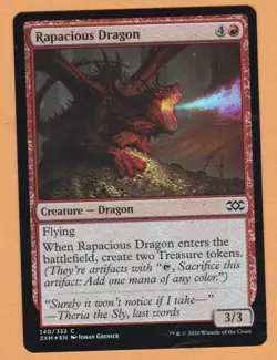 MTG: Double Masters: Foil: Rapacious Dragon - Image 1