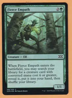 MTG: Double Masters: Foil: Fierce Empath - Image 1