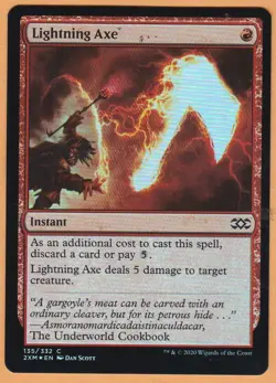 MTG: Double Masters: Foil: Lightning Axe - Image 1