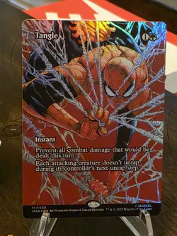 Tangle - Foil - Borderless MTG Marvel Universe M/NM - 0038 - Ships now! - Image 1
