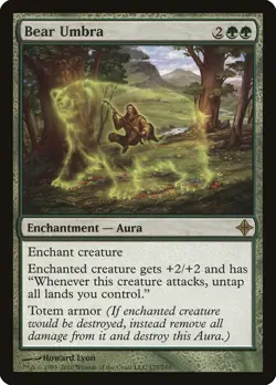 Rise of the Eldrazi Bear Umbra MTG Magic the Gathering NM - Image 1