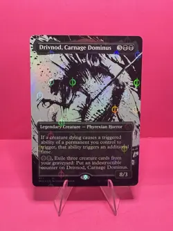 Drivnod, Carnage Dominus (Showcase) (Step-and-Compleat Foil) Phyrexia: All Will - Image 1
