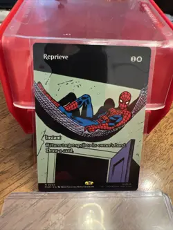 MTG Reprieve M 0005 [Borderless] Marvel's Spider-Man Mythic Rare Magic TCG NM/M - Image 1