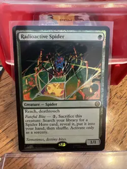Magic: The Gathering Radioactive Spider (Foil)Marvel's Spider-Man P 0285 Promo - Image 1